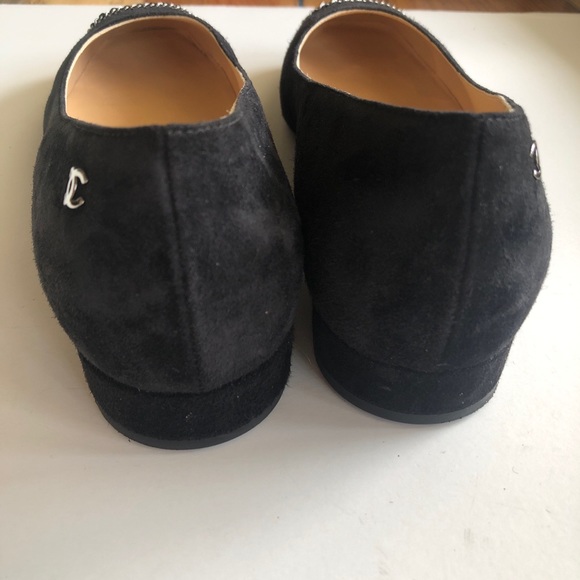 CHANEL Black Suede Grosgrain Captoe Pump with Silver Chain Detail - Picture 13 of 14